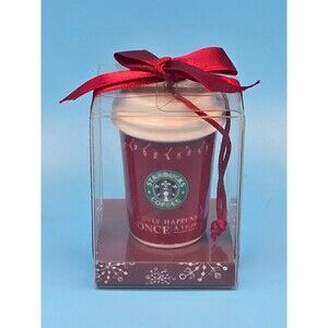 Starbucks Coffee Christmas Ornament NEW Hot Cup 2005 It Only Happens Once A Year